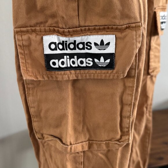 Adidas Originals - Cargo Track Joggers in Marigold - Picture 3 of 11